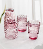 Pink Fish Stacking Glasses Set