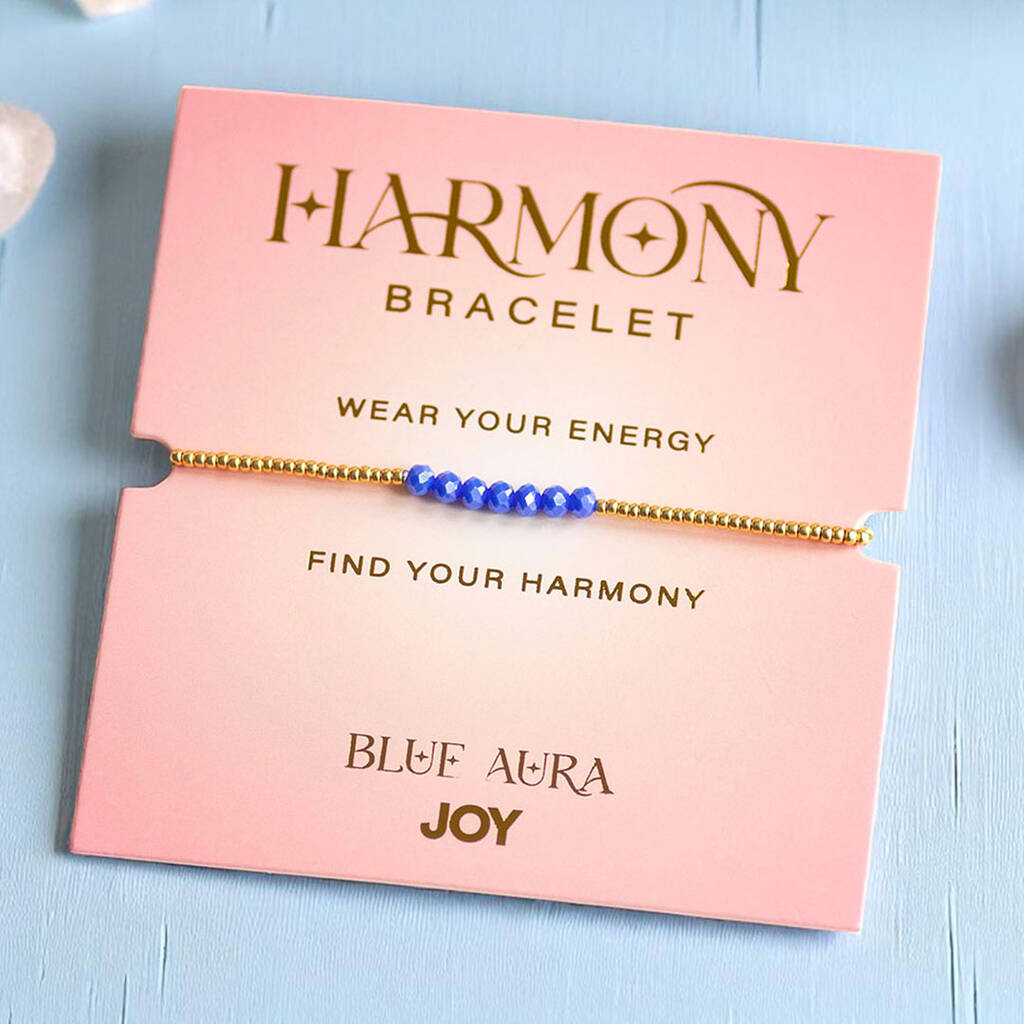 Blue Aura Harmony Bracelet – Calm And Healing Energy