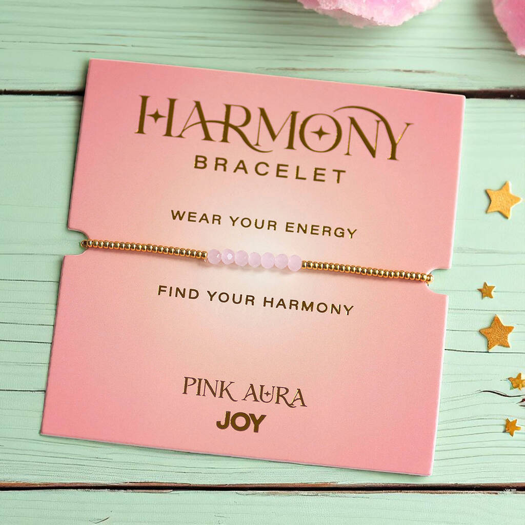 Pink Aura Harmony Bracelet – Loving And Compassionate Energy