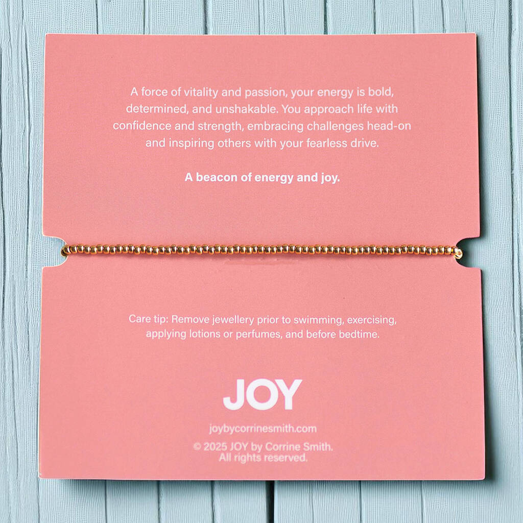 Red Aura Harmony Bracelet – Bold And Empowering Energy