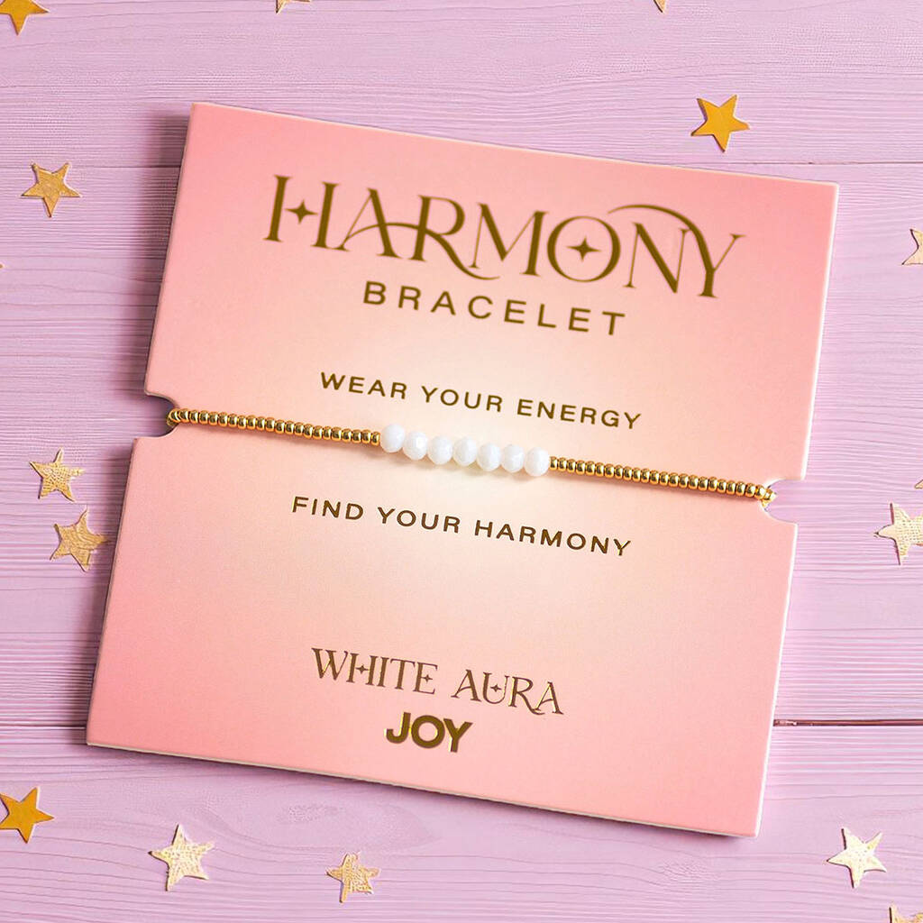 White Aura Harmony Bracelet – Peaceful And Spiritual Energy