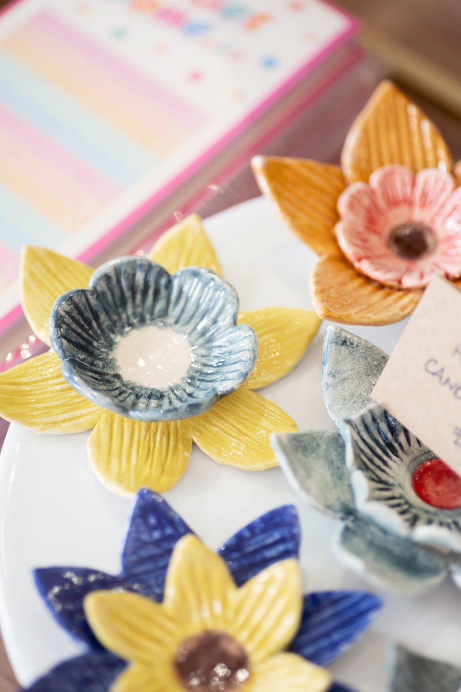Pocketful of Joy flower-shaped favourites