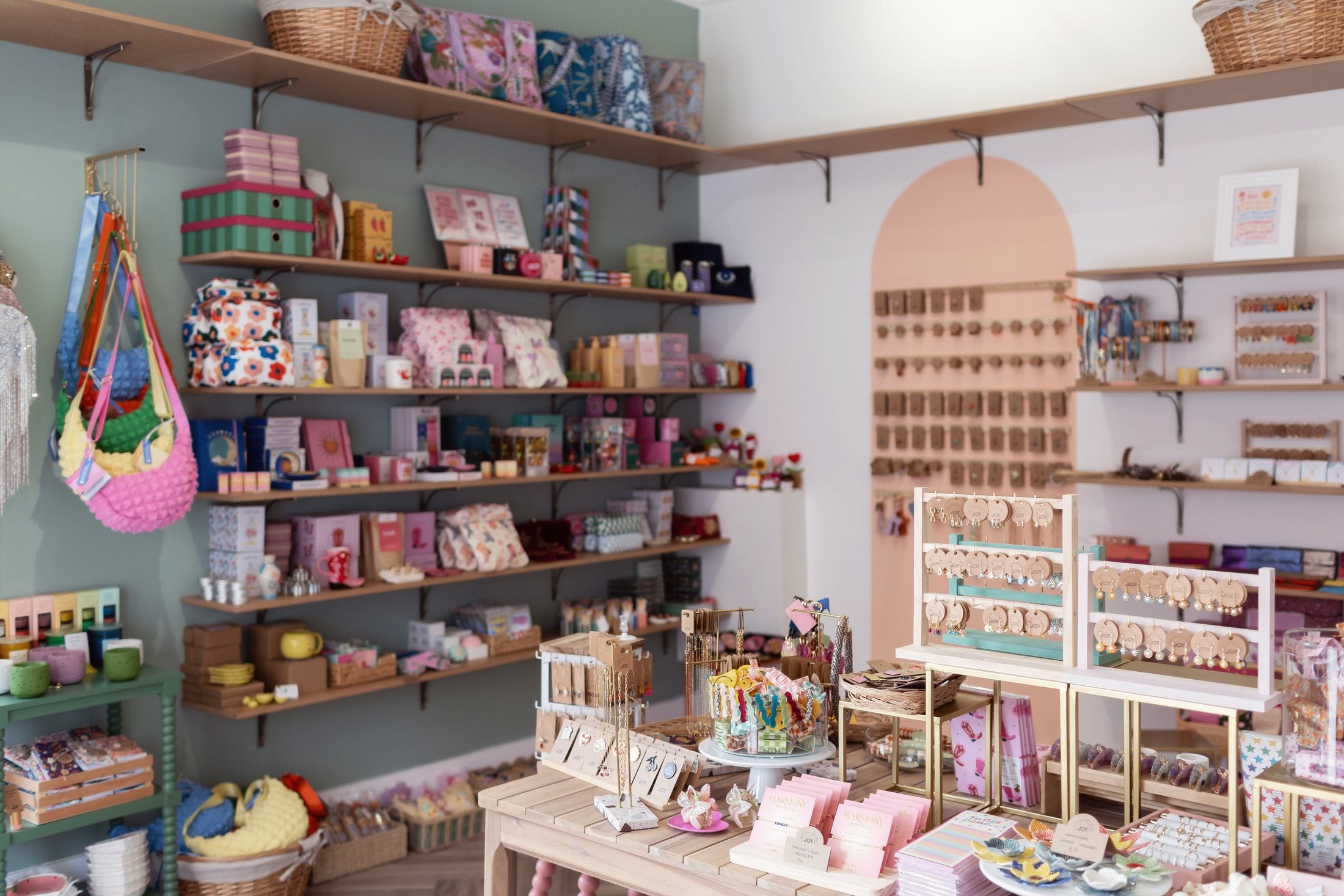 Colourful Pocketful of Joy shop interior